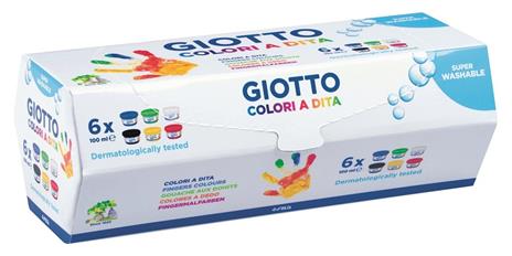 Tempera Giotto Colori a Dita - 6x100 ml - 3