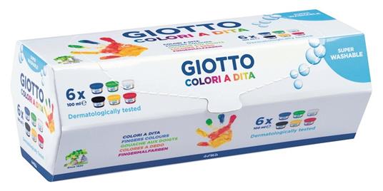 Tempera Giotto Colori a Dita - 6x100 ml - 3