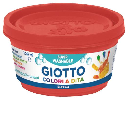 Tempera Giotto Colori a Dita - 6x100 ml - 8