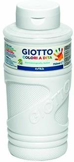 Colori a dita Giotto. Flacone 750 ml. Bianco