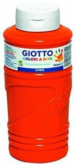 Colori a dita Giotto. Flacone 750 ml. Arancione