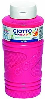 Colori a dita Giotto. Flacone 750 ml. Rosa