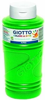 Colori a dita Giotto. Flacone 750 ml. Verde