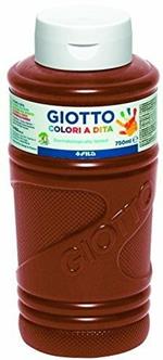 Colori a dita Giotto. Flacone 750 ml. Marrone