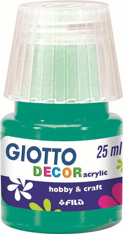 Tempera acrilica 25 ml verde smeraldo fila