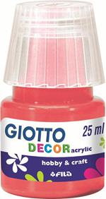 Tempera acrilica 25 ml rosso vermiglione fila