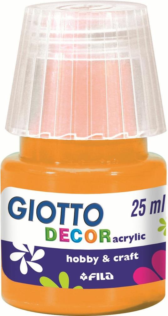 Tempera acrilica 25 ml giallo scuro fila