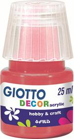 Tempera acrilica 25 ml rosso scarlatto fila