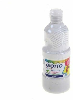 Tempera pronta Giotto qualità extra. Flacone 500 ml. Bianco