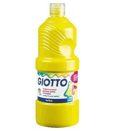 Tempera pronta Giotto qualità extra. Flacone 500 ml. Giallo primario - 2