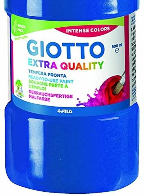 Tempera pronta Giotto qualità extra. Flacone 500 ml. Blu oltremare - 3