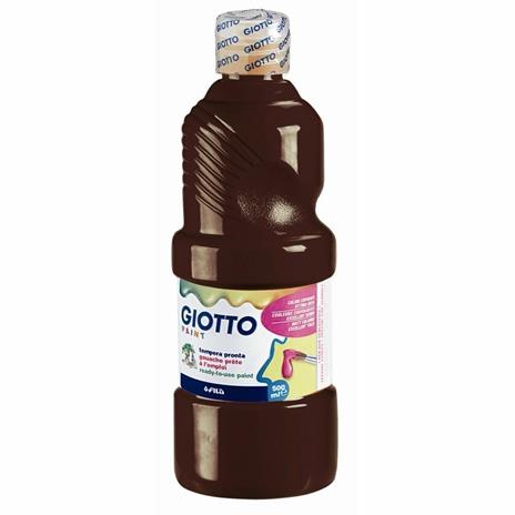 Tempera pronta Giotto qualità extra. Flacone 500 ml. Terra di Siena bruciata - 2