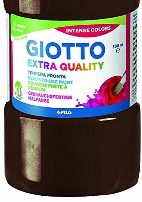 Tempera pronta Giotto qualità extra. Flacone 500 ml. Terra di Siena bruciata - 3