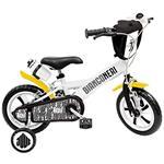Mondo Toys - Bici Mod. F.C JUVENTUS  per bambino / bambina - misura 16’’ - rotelle e freno anteriore / posteriore - colore bianco / nero - 25483
