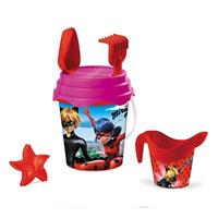 Trade Shop - Secchiello Unicorno 18 Cm Gioco Mare Sabbia Con Formine Paletta Innaffiatoio 92767212