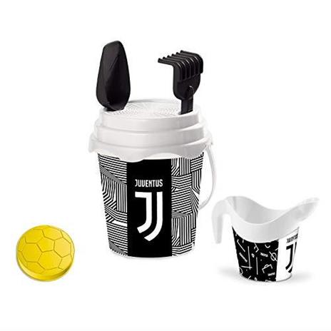 Mondo Toys  Juventus Bucket Set  Set mare Juventus  secchiello, paletta, rastrello, setaccio, formica, annaffiatoio INCLUSI  28627