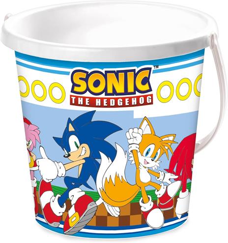 Secchiello da spiaggia vuoto Sonic cm 17 (28706)