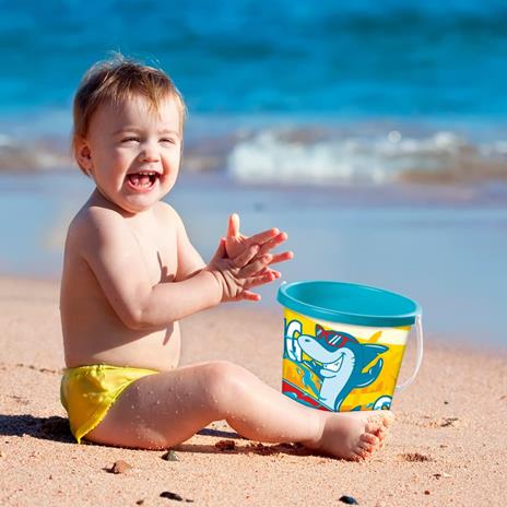 Set secchiello giochi da spiaggia Surfing Shark (28724) - 5