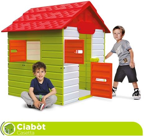 Mondo Ciabòt Garden House - Casetta da Giardino da Gioco per Bambini, House Kids Interno, Esterno Multi-Activity, Cod 32000, Multicolore - 2