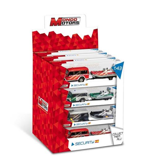 Set Security Spagna Massif + Gommone 1:43 (Assortimento) - 2