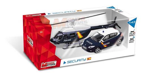 Set Security Spagna Elicottero + Veicolo 1:43 (Assortimento)