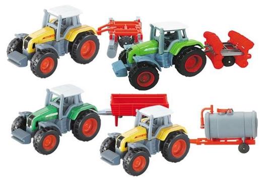 Trattore Piccolo Con Rimorchio 1:72 (Assortimento)