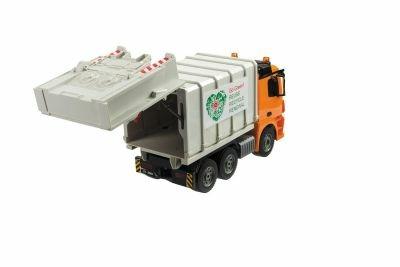 Mercedes Camion 1:20 Spazzatura Con Radiocomando E Batterie Ricaricabili - 5