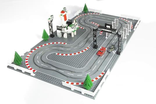 Reel Toys Micro Slot Race Pista Componibile Con 2 Auto In Scala 1 87 Lon Luci E Funzione Turbo Licenza Ufficiale - 2