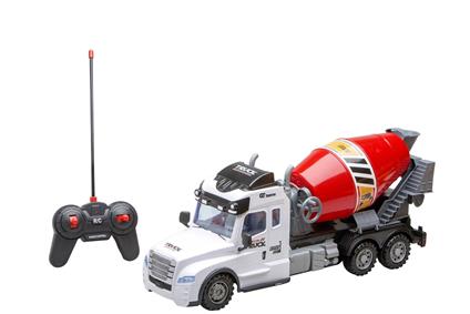 Camion Giant Radiocomando Con Rimorchio Snodato Ed Accessorio Removibile 58 Cm