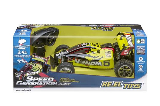 Venom1:16. 2,4 Ghz Buggy Con Radiocomando E Luci 28 Cm