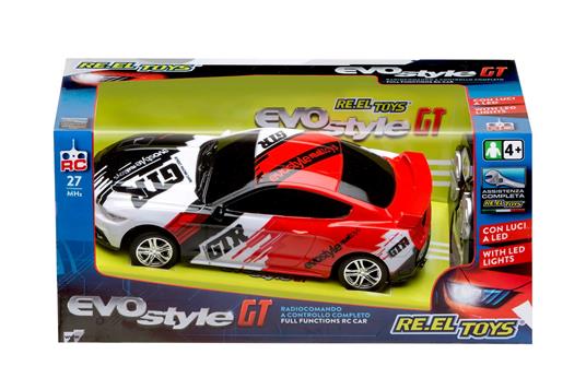 Re.El Toys 2241. Evo Style Gt 19 Cm Rosso Scala 1:24 Con Radiocomando E Luci