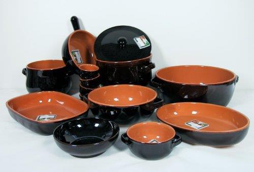Casseruola Marrone In Ceramica 1 Manico 21cm Cucina Casa Pentola De Silva - 3