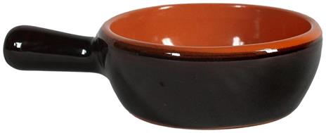 Casseruola Marrone In Ceramica 1 Manico 21cm Cucina Casa Pentola De Silva - 4