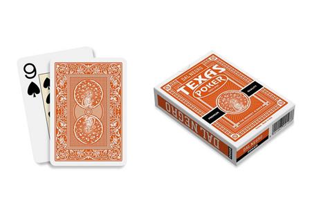 Carte Texas Poker Monkey - Mazzo Arancio - 2