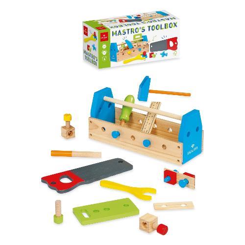 Cassetta attrezzi Mastro's Toolbox Legno 2 in 1 54109