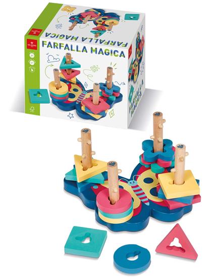 Gioco Delle Forme Farfalla Magica Gioco Educativo  054118