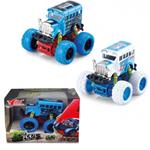 Macchina A Frizione Monster Car Scuolabus 4X4 Scala 1:34 Dal Negro 095437