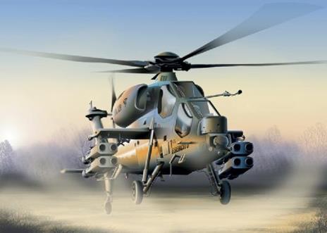 A-129 Mangusta Elicottero Helicopter Plastic Kit 1:72 Model It0006 - 2