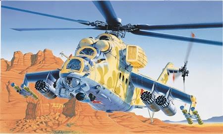 Mil 24 Hind D/E Elicottero Helicopter Plastic Kit 1:72 Model It0014 - 2