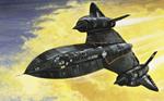SR 71 Blackbird Plastic Kit 1:72 Model IT0145