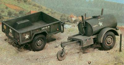 Modellino Italeri It0229 Gal.S Tank Trailer And M101 Kit 1:35 - 4