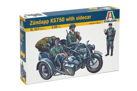 Italeri 317 1:35 Kit di montaggio Motocicletta