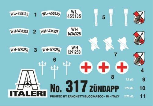 Italeri 317 1:35 Kit di montaggio Motocicletta - 3