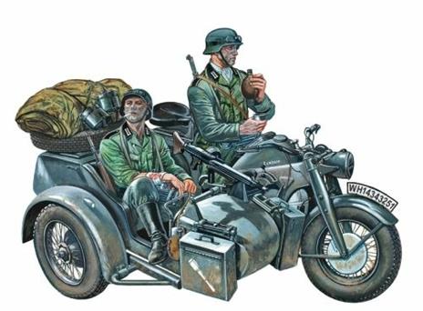 Italeri 317 1:35 Kit di montaggio Motocicletta - 5