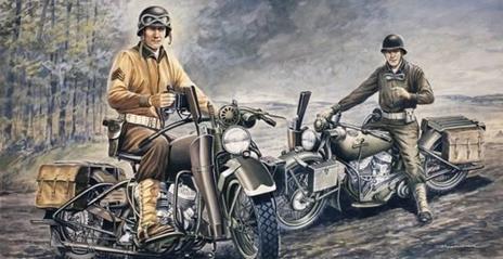 Italeri 510000322. Modellino Motocicletta Americana Della Ii Guerra Mondiale Scala: 1:35
