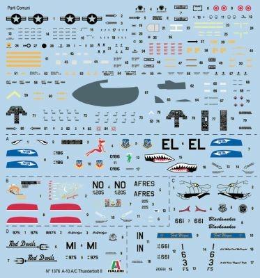 Italeri A-10 Thunderbolt II 1:72 Kit di montaggio - 6