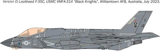 F-35c Lightning Ii 100% Kit Con Un Alto Livello Di Dettaglio - 6