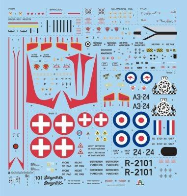 Italeri MIRAGE III E/R 1:32 Kit di montaggio Aereo ad ala fissa - 5