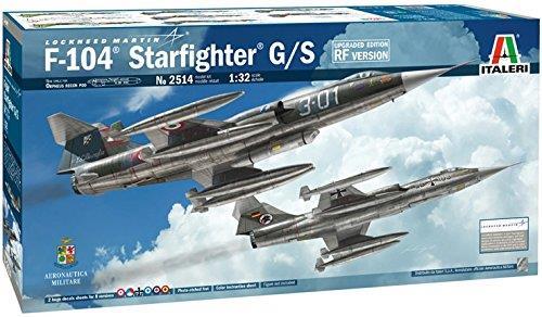 F-104 Starfighter G/S Upgraded Edition Rf Version Plastic Kit 1:32 Model It2514 - 2