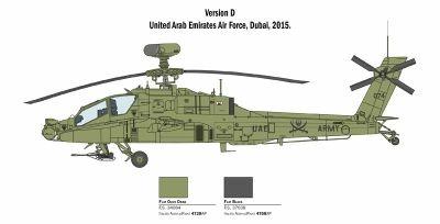 Elicottero AH-64D Longbow Apache 1/48 (IT2748) - 8